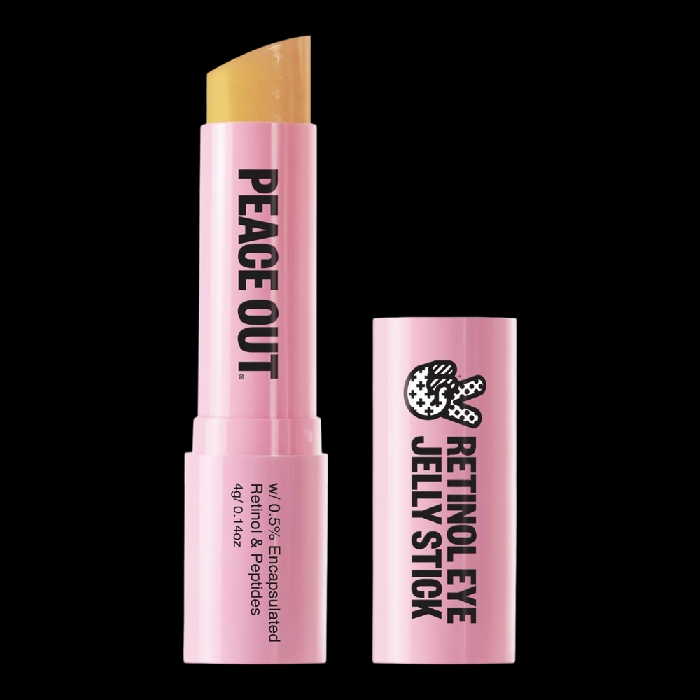 Peace Out Retinol Eye Jelly Stick - Pink and Yellow
